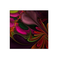 Fractal Abstract Colorful Floral Satin Bandana Scarf by Celenk