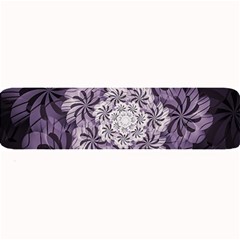 Fractal Floral Striped Lavender Large Bar Mats by Celenk