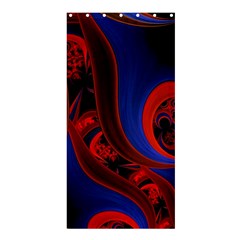 Fractal Abstract Pattern Circles Shower Curtain 36  X 72  (stall)  by Celenk