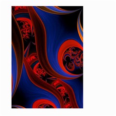 Fractal Abstract Pattern Circles Large Garden Flag (two Sides) by Celenk