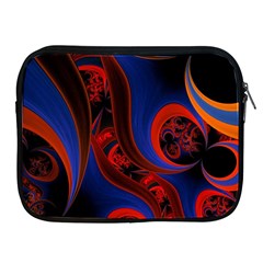 Fractal Abstract Pattern Circles Apple Ipad 2/3/4 Zipper Cases by Celenk