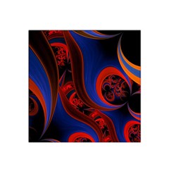 Fractal Abstract Pattern Circles Satin Bandana Scarf by Celenk