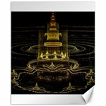 Fractal City Geometry Lights Night Canvas 16  x 20   15.75 x19.29  Canvas - 1