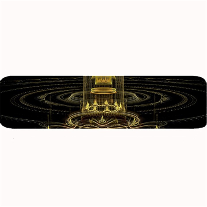 Fractal City Geometry Lights Night Large Bar Mats