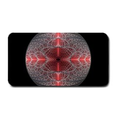 Fractal Diamond Circle Pattern Medium Bar Mats by Celenk