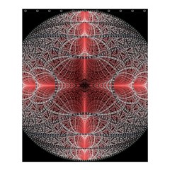 Fractal Diamond Circle Pattern Shower Curtain 60  X 72  (medium)  by Celenk