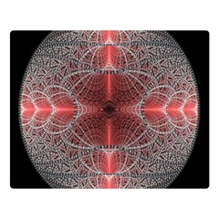 Fractal Diamond Circle Pattern Double Sided Flano Blanket (large)  by Celenk