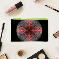 Fractal Diamond Circle Pattern Cosmetic Bag (xs) by Celenk