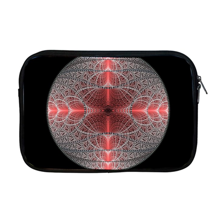 Fractal Diamond Circle Pattern Apple MacBook Pro 17  Zipper Case