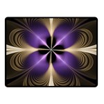 Fractal Glow Flowing Fantasy Fleece Blanket (Small) 50 x40  Blanket Front