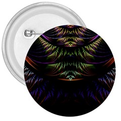 Fractal Colorful Pattern Fantasy 3  Buttons by Celenk