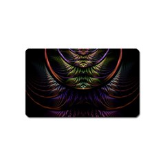 Fractal Colorful Pattern Fantasy Magnet (name Card) by Celenk