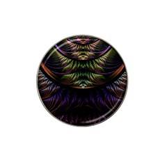 Fractal Colorful Pattern Fantasy Hat Clip Ball Marker by Celenk