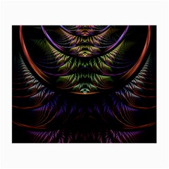 Fractal Colorful Pattern Fantasy Small Glasses Cloth by Celenk