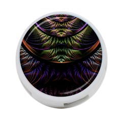 Fractal Colorful Pattern Fantasy 4-port Usb Hub (one Side) by Celenk