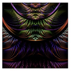 Fractal Colorful Pattern Fantasy Large Satin Scarf (square) by Celenk