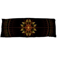 Fractal Floral Mandala Abstract Body Pillow Case (dakimakura) by Celenk