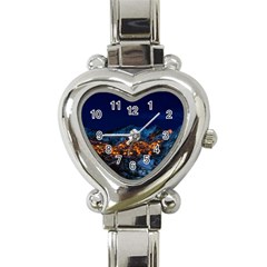 Castelmezzano Italy Village Town Heart Italian Charm Watch by Celenk