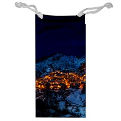 Castelmezzano Italy Village Town Jewelry Bag by Celenk