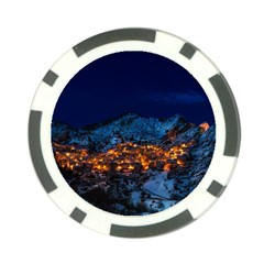 Castelmezzano Italy Village Town Poker Chip Card Guard (10 Pack) by Celenk