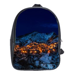 Castelmezzano Italy Village Town School Bag (large) by Celenk