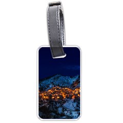 Castelmezzano Italy Village Town Luggage Tags (one Side)  by Celenk