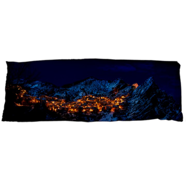 Castelmezzano Italy Village Town Body Pillow Case (Dakimakura)