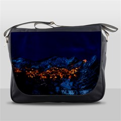 Castelmezzano Italy Village Town Messenger Bags by Celenk