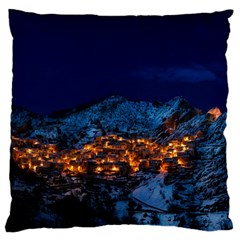 Castelmezzano Italy Village Town Standard Flano Cushion Case (two Sides) by Celenk