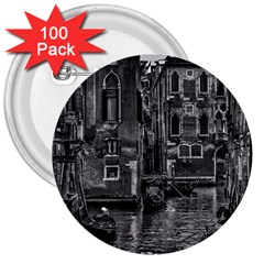 Venice Italy Gondola Boat Canal 3  Buttons (100 pack) 