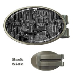 Venice Italy Gondola Boat Canal Money Clips (Oval) 