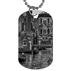 Venice Italy Gondola Boat Canal Dog Tag (one Side) by Celenk