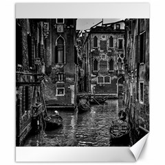 Venice Italy Gondola Boat Canal Canvas 8  x 10 