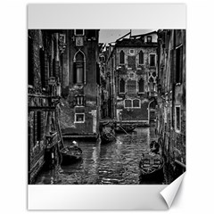 Venice Italy Gondola Boat Canal Canvas 18  x 24  