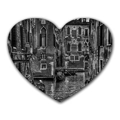 Venice Italy Gondola Boat Canal Heart Mousepads