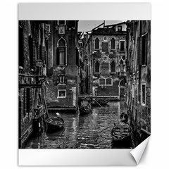 Venice Italy Gondola Boat Canal Canvas 11  x 14  