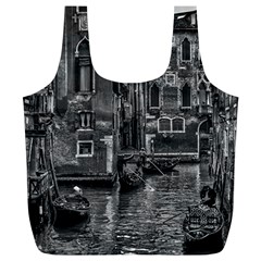 Venice Italy Gondola Boat Canal Full Print Recycle Bags (L) 