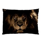 African Lion Mane Close Eyes Pillow Case (Two Sides) Back