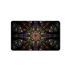 Fractal Detail Elements Pattern Magnet (name Card) by Celenk