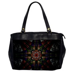 Fractal Detail Elements Pattern Office Handbags by Celenk