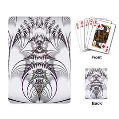 Fractal Delicate Intricate Playing Card by Celenk