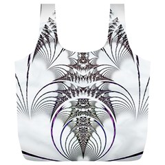 Fractal Delicate Intricate Full Print Recycle Bags (l)  by Celenk