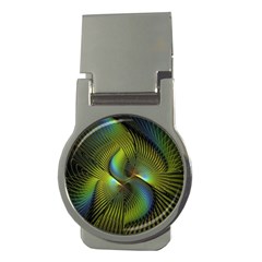 Fractal Abstract Design Fractal Art Money Clips (round) 