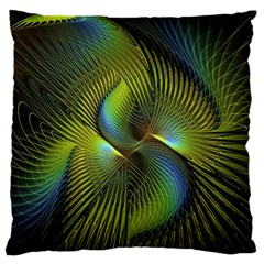 Fractal Abstract Design Fractal Art Standard Flano Cushion Case (two Sides) by Celenk