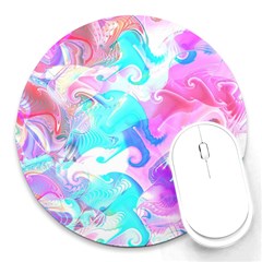 Background Art Abstract Watercolor Round Mousepads by Celenk