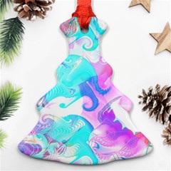 Background Art Abstract Watercolor Christmas Tree Ornament (two Sides) by Celenk