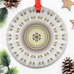 Mandala Fractal Decorative Ornament (Round) Front