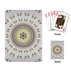 Mandala Fractal Decorative Playing Card by Celenk