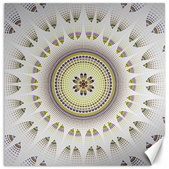 Mandala Fractal Decorative Canvas 12  X 12   by Celenk