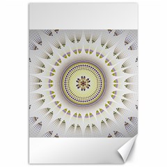 Mandala Fractal Decorative Canvas 20  X 30   by Celenk